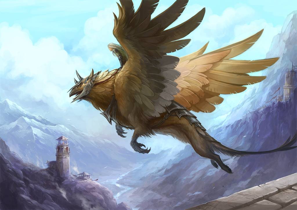 Griffin   Mythical Creatures Wallpaper 1024x724
