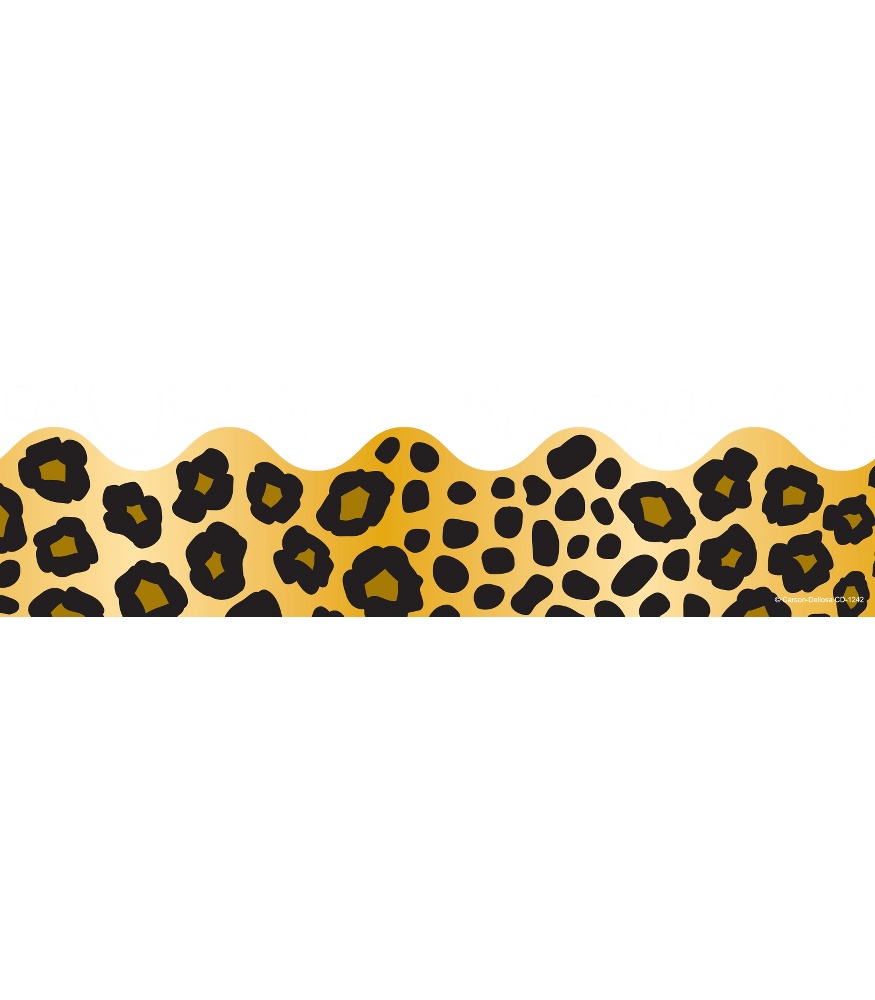 Related Pictures Leopard Print Scalloped Border Car