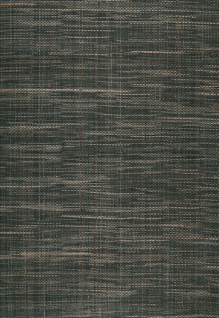 Schumacher And Pany Grass Cloth Wallpaper In Color Denim