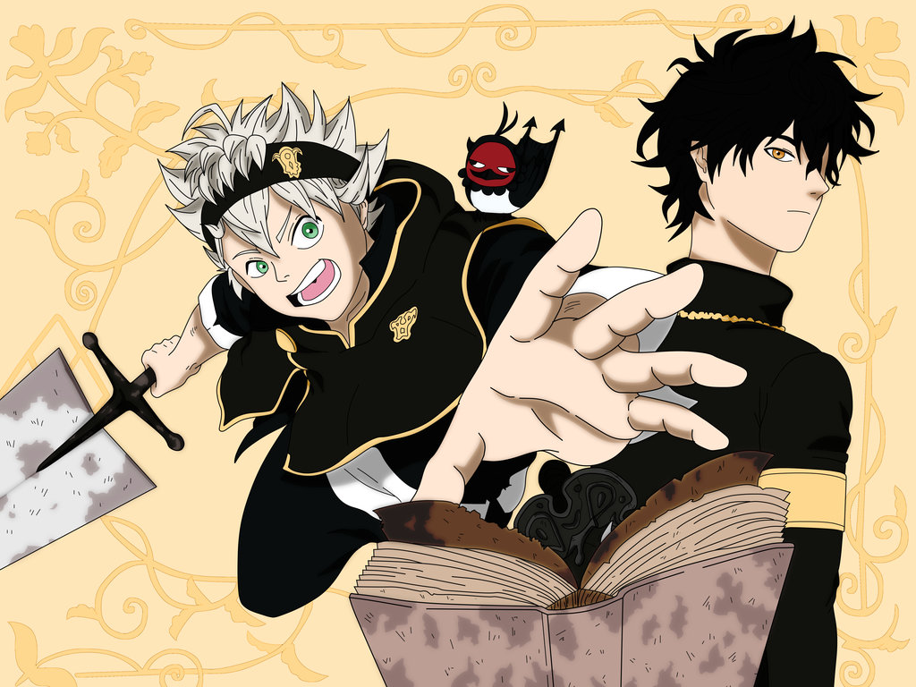 Asta And Yuno Black Clover By Ghost Troupe