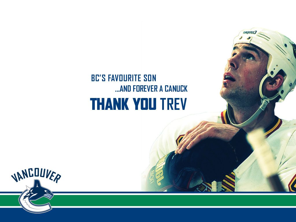 Vancouver Canucks Image Thank You Trev HD Wallpaper And