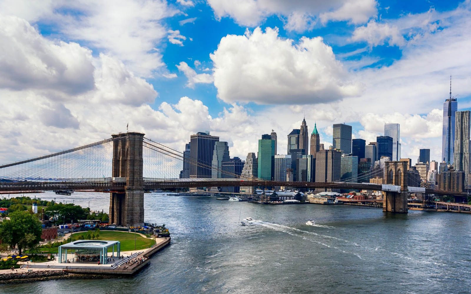 Brooklyn Bridge New York Wallpaper HD Desktop