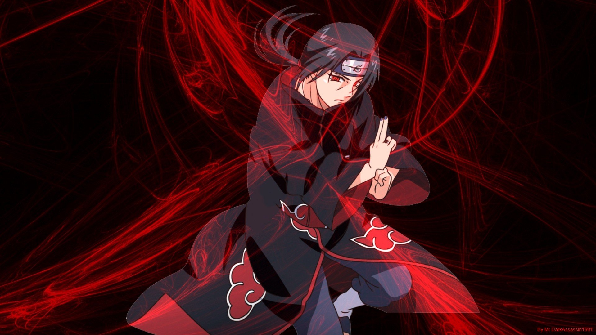Naruto Shippuden Akatsuki Uchiha Itachi Anime Wallpaper Background