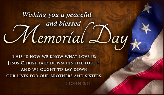 John Ecard Email Personalized Memorial Day Cards