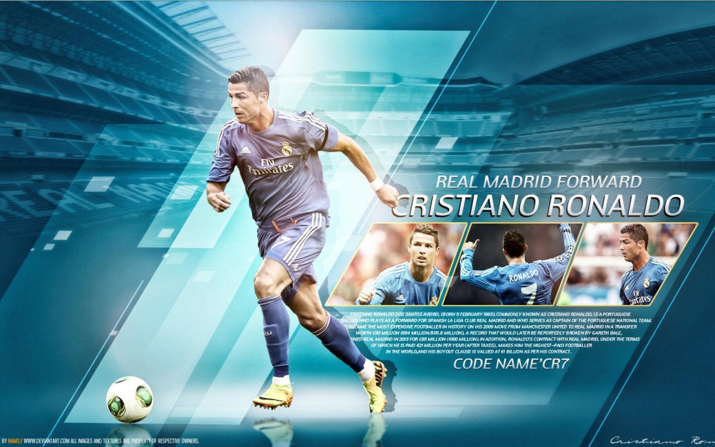 Cristiano Ronaldo Real Madrid Hq HD Papier Peint De