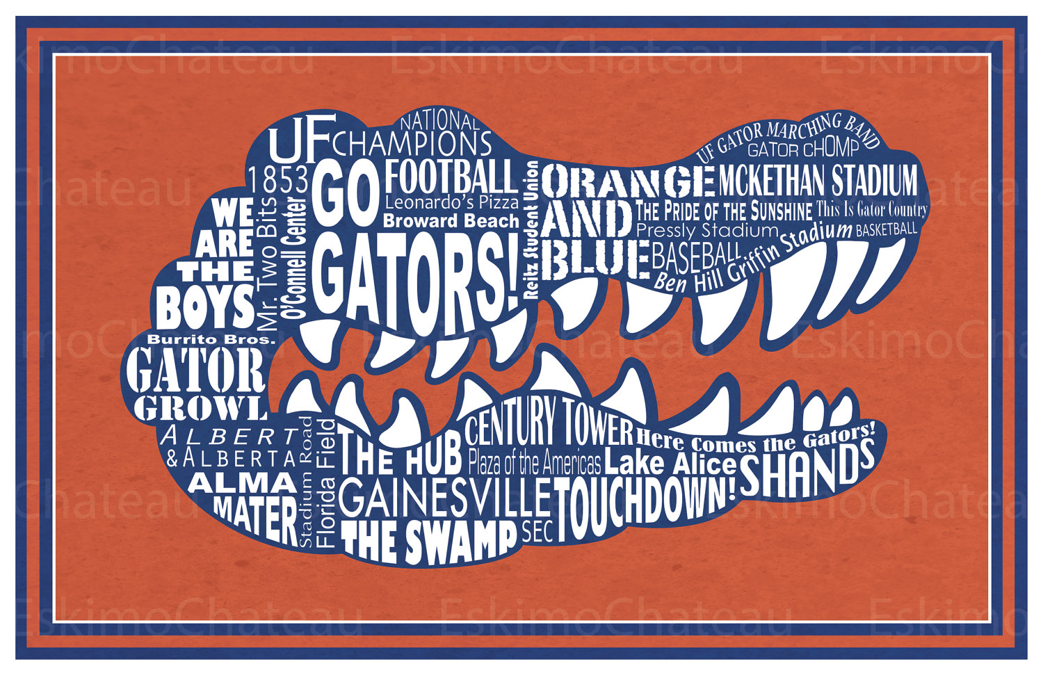 Uf Gator Logo We Are Proud Gators From The