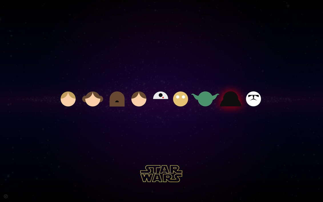 Star Wars Characters In Vector By Neightron
