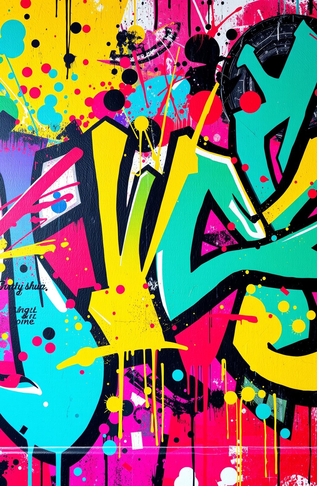 Abstract Graffiti Wallpaper