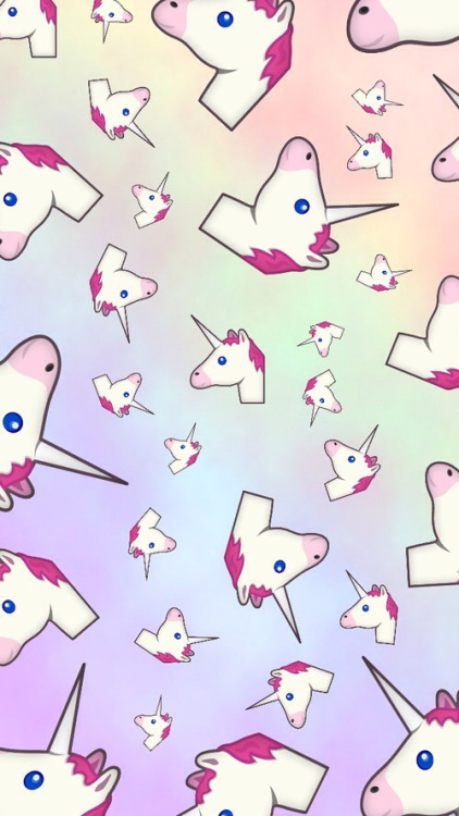 Unicorn Wallpaper Weird Emoji Softgrunge Grungepastel S