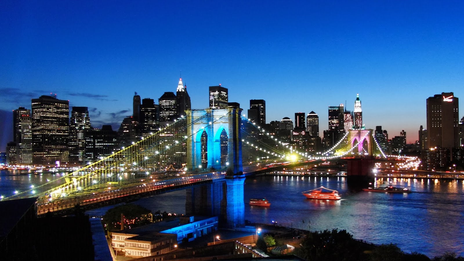 York City Manhattan Bridge Wallpaper HD