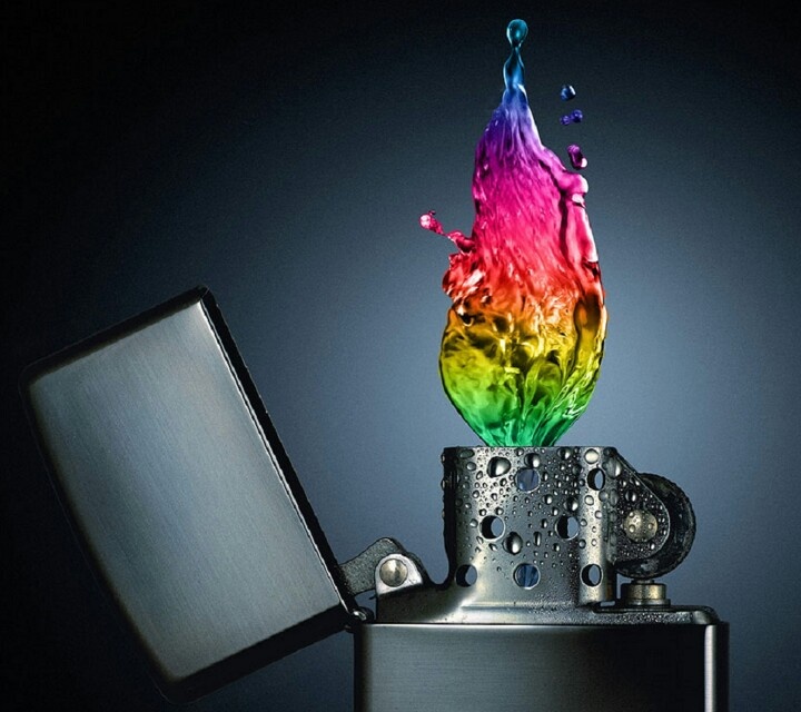 Zedge Wallpaperfire Lighter Rainbows Colors Water