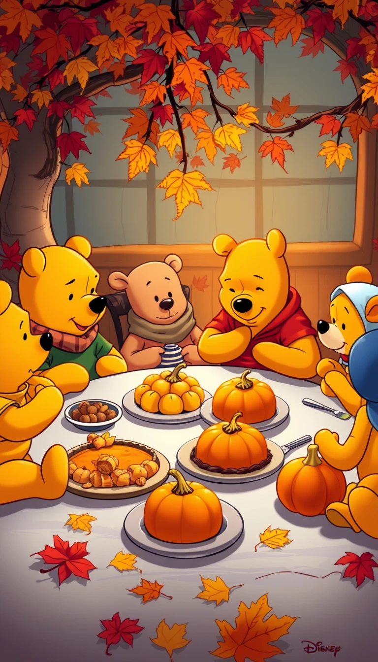 🔥 [50+] Winnie the Pooh Thanksgiving Wallpapers | WallpaperSafari