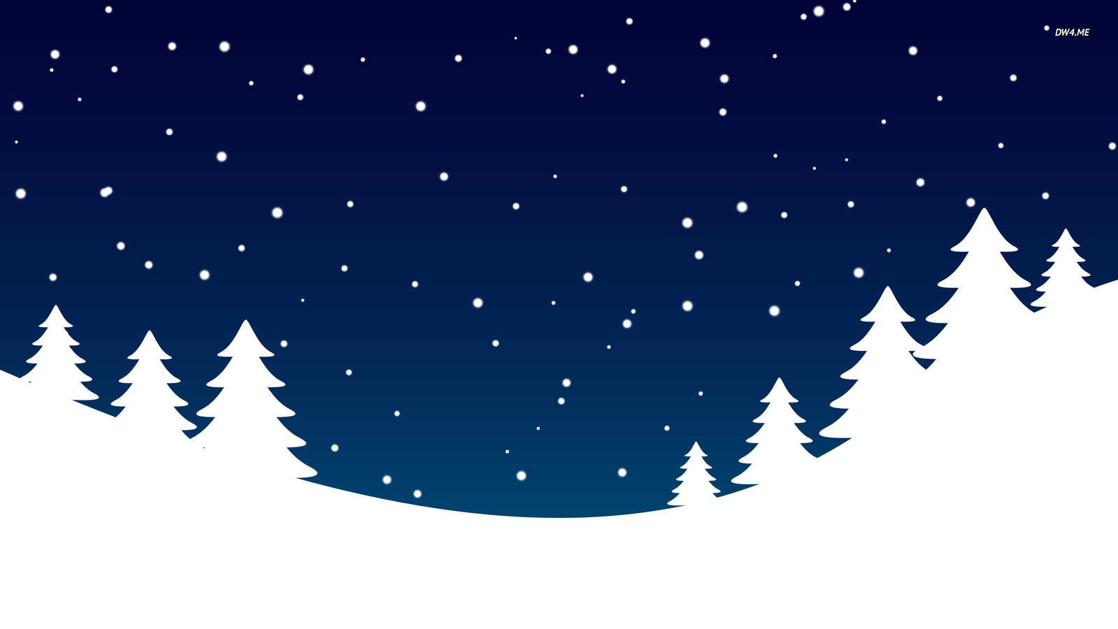 Winter Landscape Wallpaper Vector