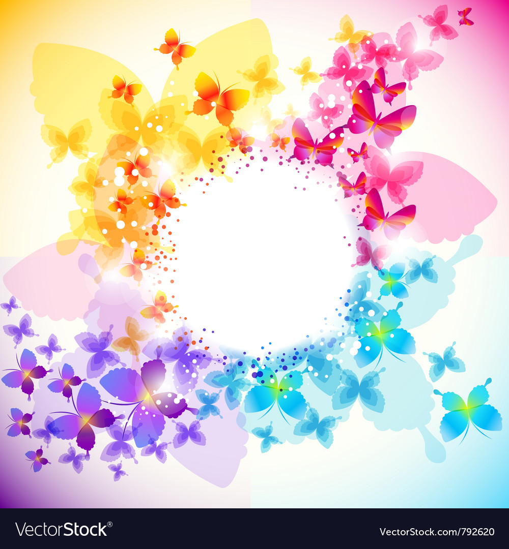 Elegant Butterfly Background Royalty Vector Image