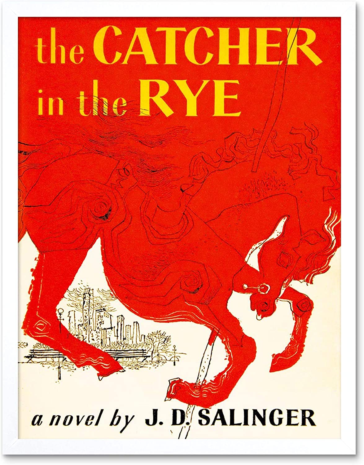 Amazon Book Cover Catcher Rye Salinger Classic Red Horse City