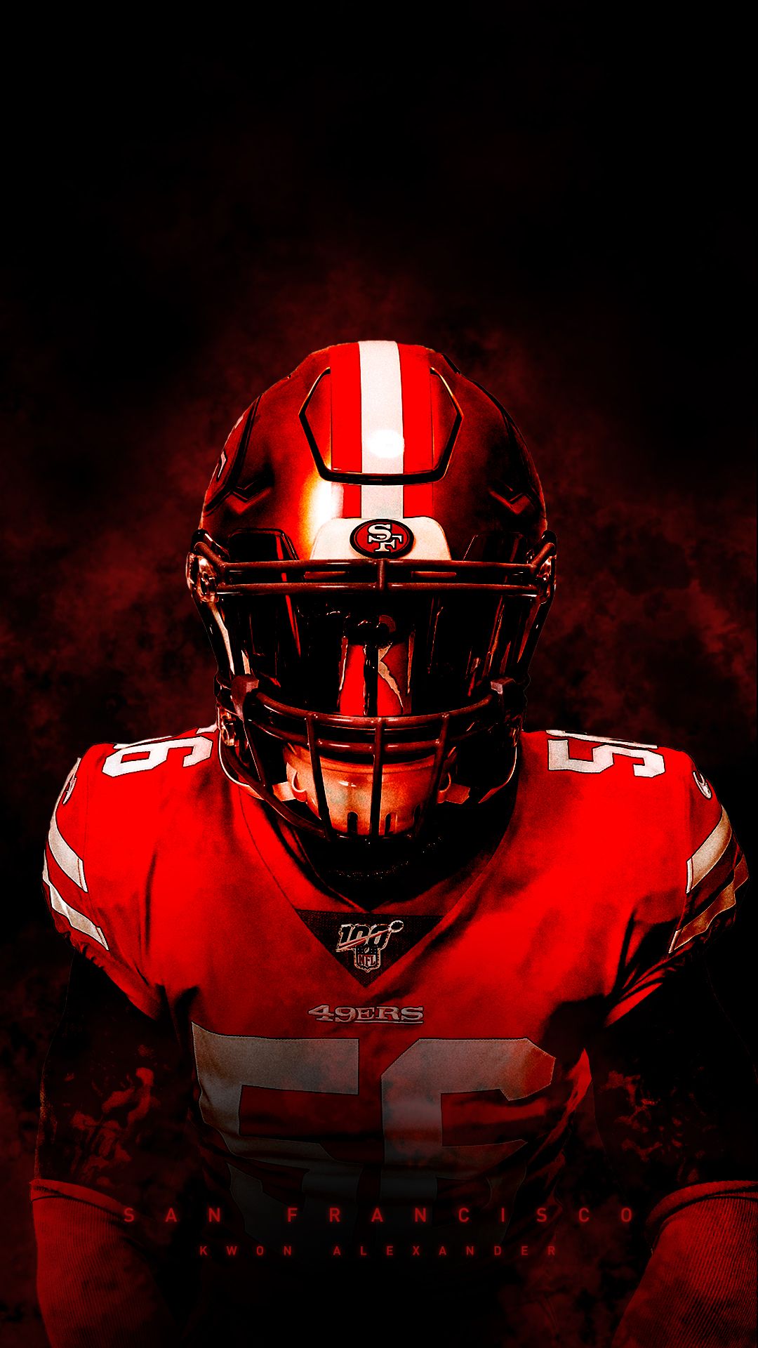 49ers iPhone Wallpaper Top Background