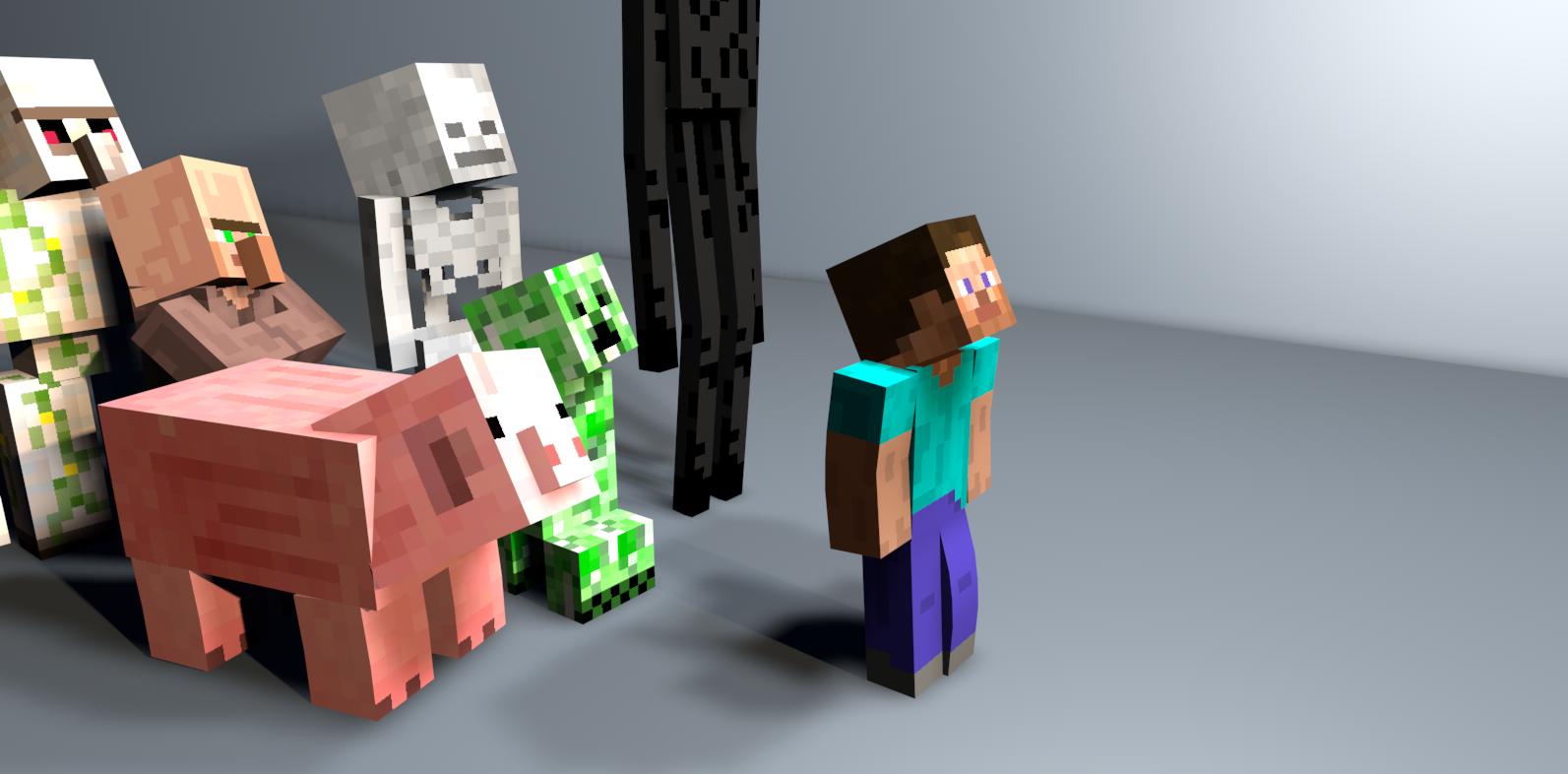 3d Simple Minecraft Wallpaper Other Fan Art Show Your