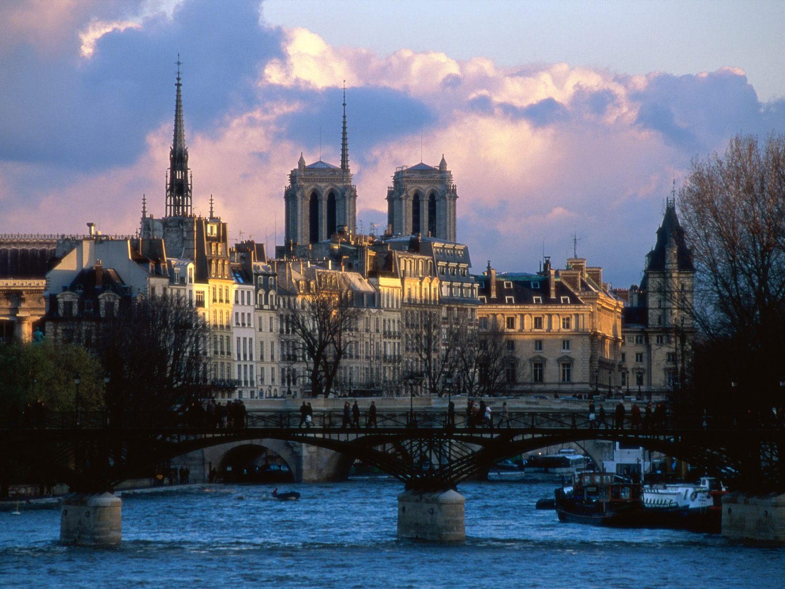 Seine Paris France Photo The River Wallpaper