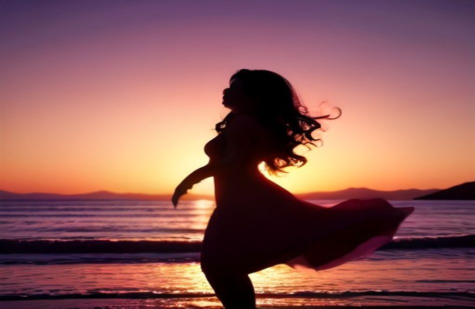 Woman Silhouette Wallpaper
