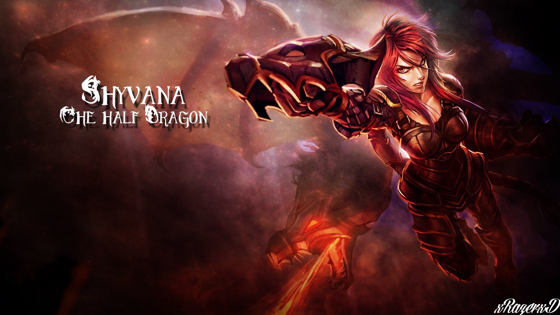 Best Shyvana League Of Legends Background Id For High