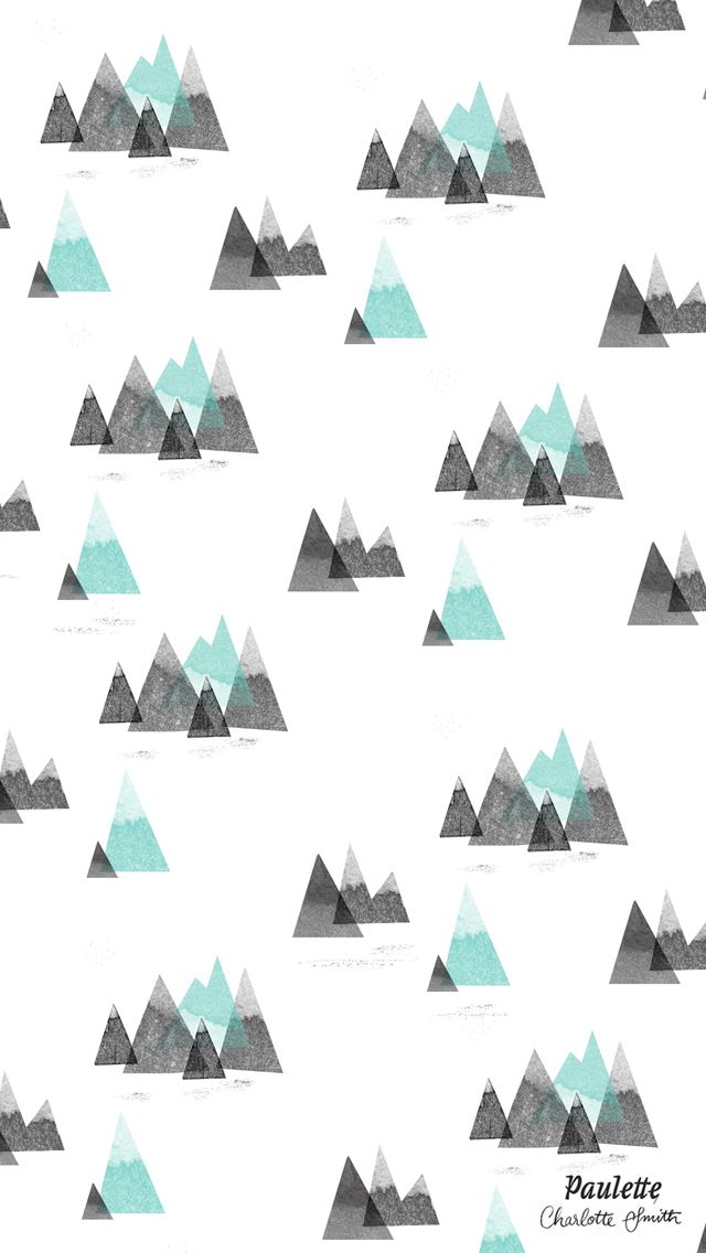 Winter Mountains iPhone Wallpaper Home Screen Panpins