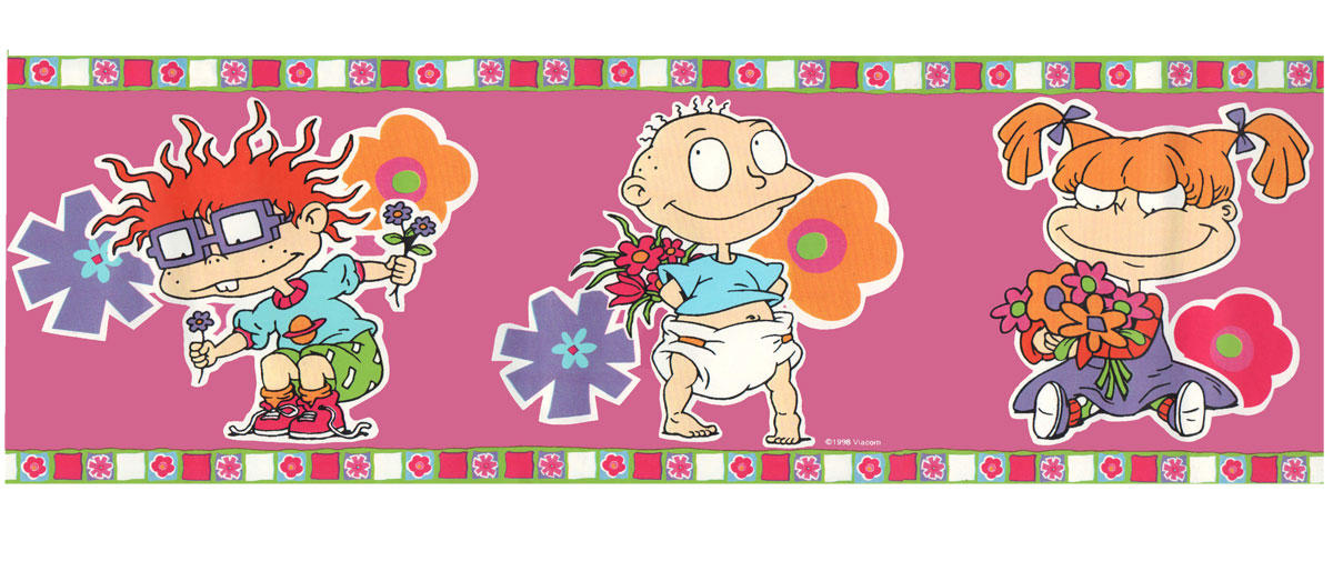 Nickelodeon Rugrats For Girls   Wallpaper Border