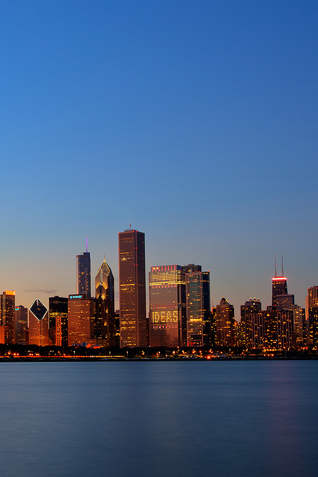 Chicago Skyline iPhone Wallpaper HD