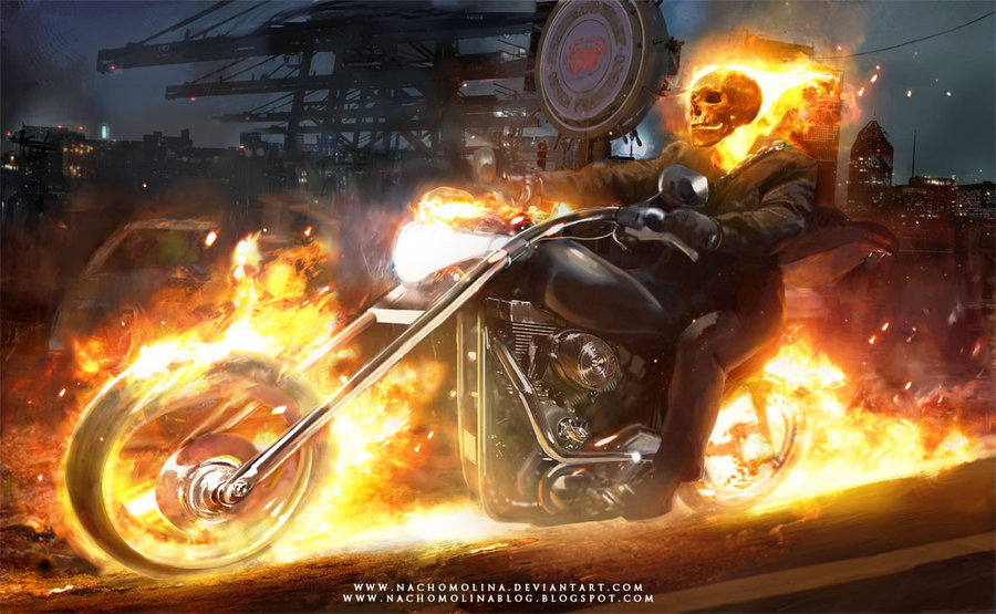 Ghost Rider By Nachomolina