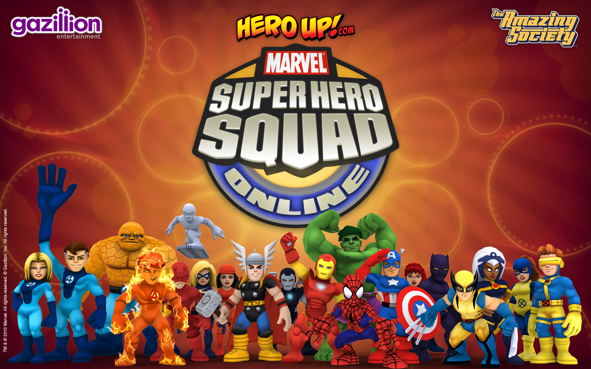 super heroes squad online