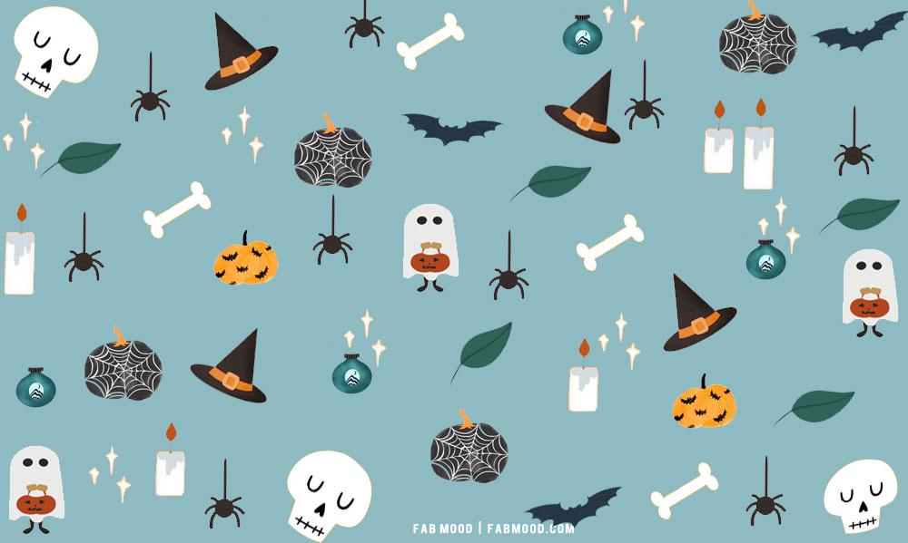 12 Cute Halloween Wallpaper Ideas : Purple Background for Laptop