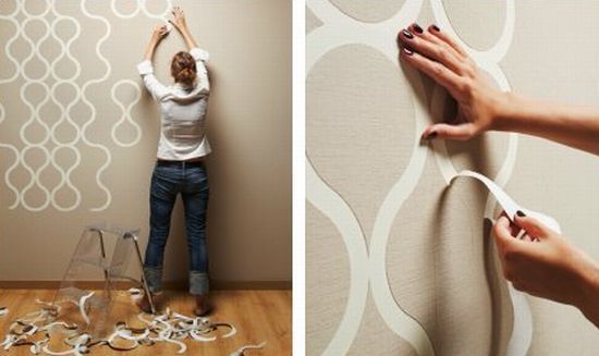 Peel off Wallpaper Amazing For the Home Pinterest 550x327