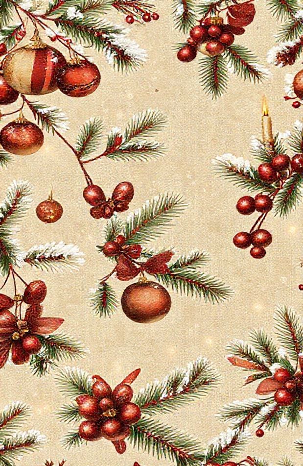 Old Fashioned Christmas Wallpaper