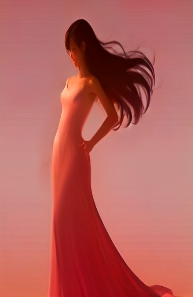 Woman Silhouette Wallpaper
