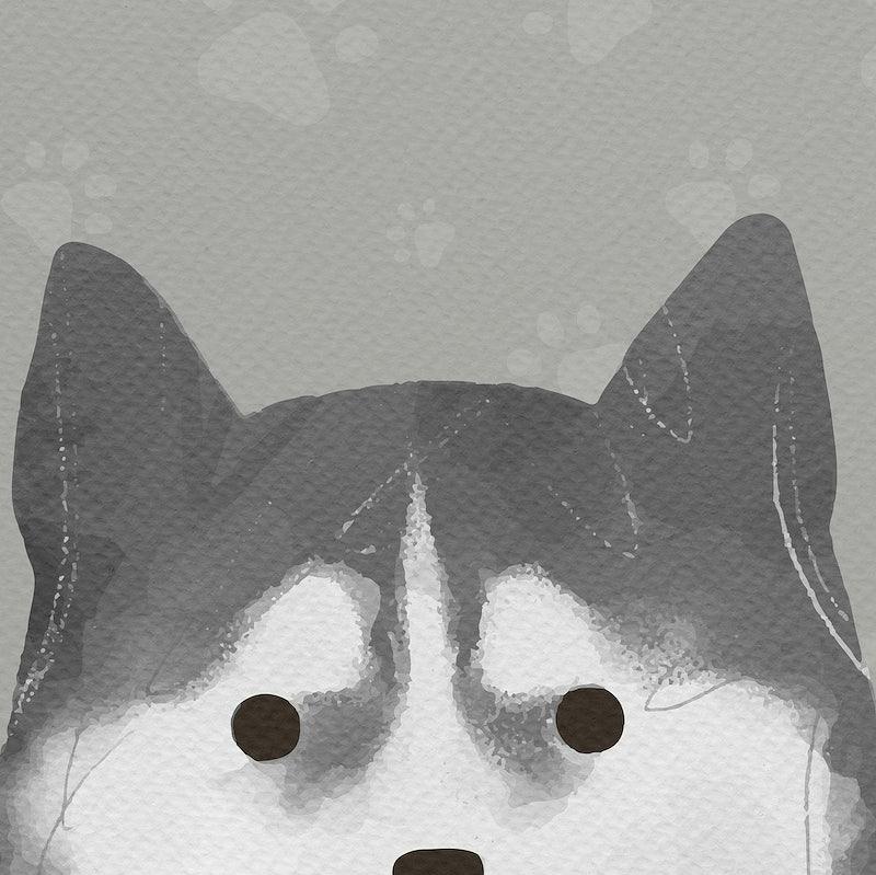 Cute Labrador Dog Background Vector Illustration