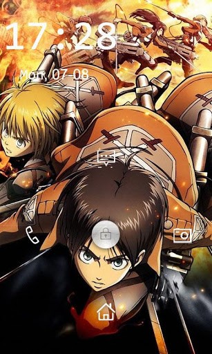 Attack On Titan Lock Screen for Android   Appszoom