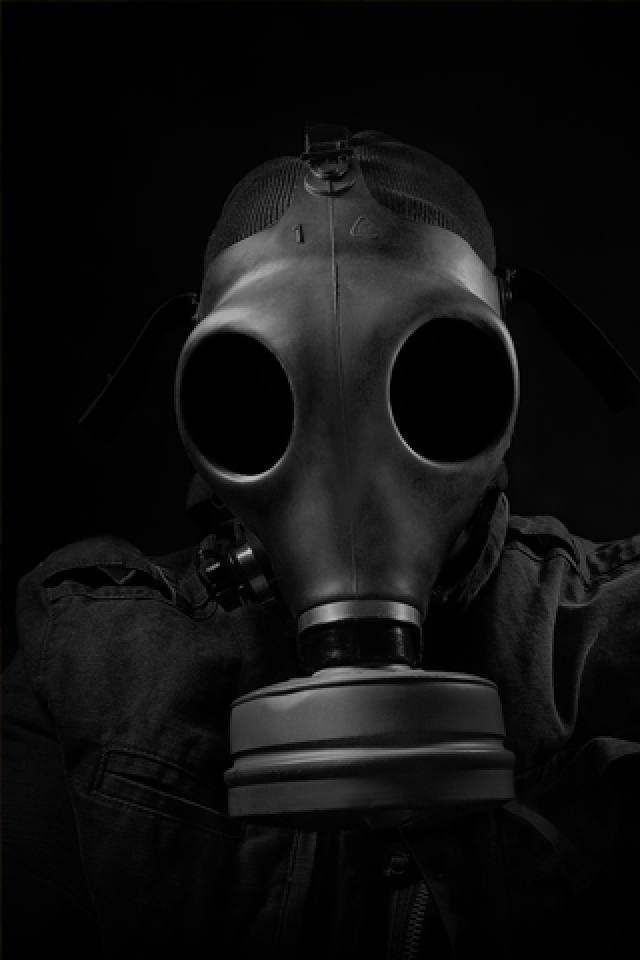 Gas Mask iPhone HD Wallpaper