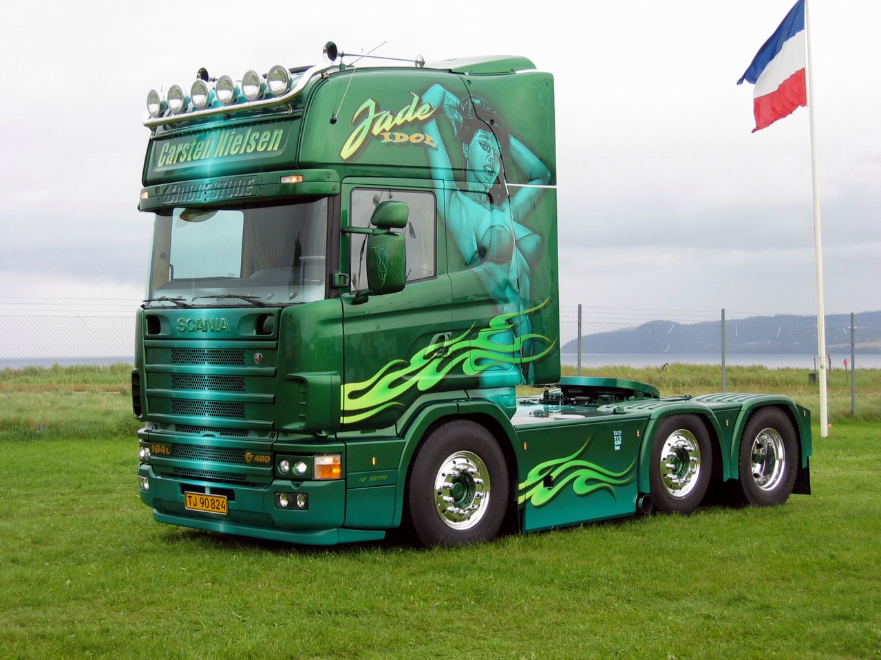 Green Trailer Scania Trucks Wallpaper Num X Kb