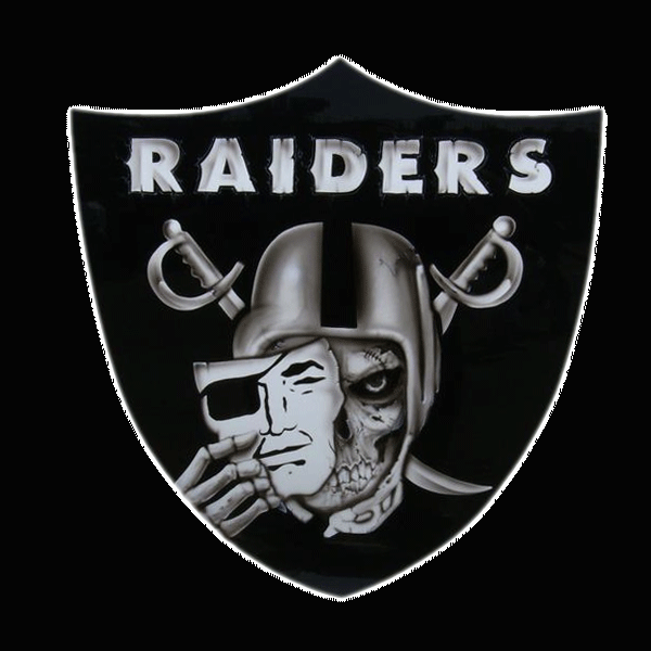 Pin Oakland Raiders Skull Logo