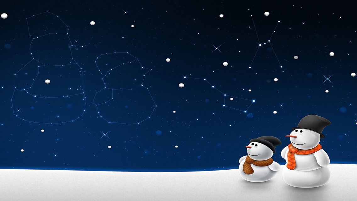 Cute snowman winter is here HD phone wallpaper  Peakpx