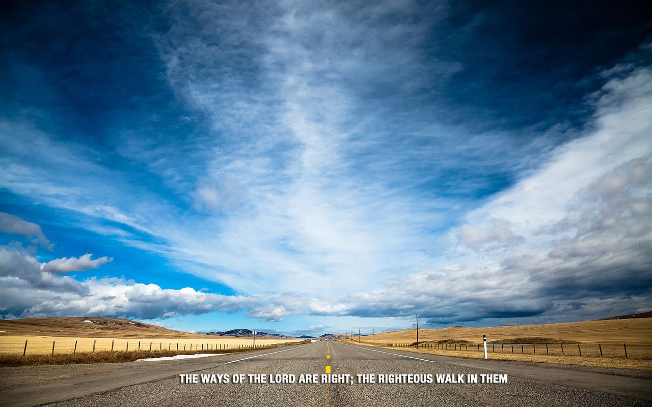Road Righteous Lord Wallpaper