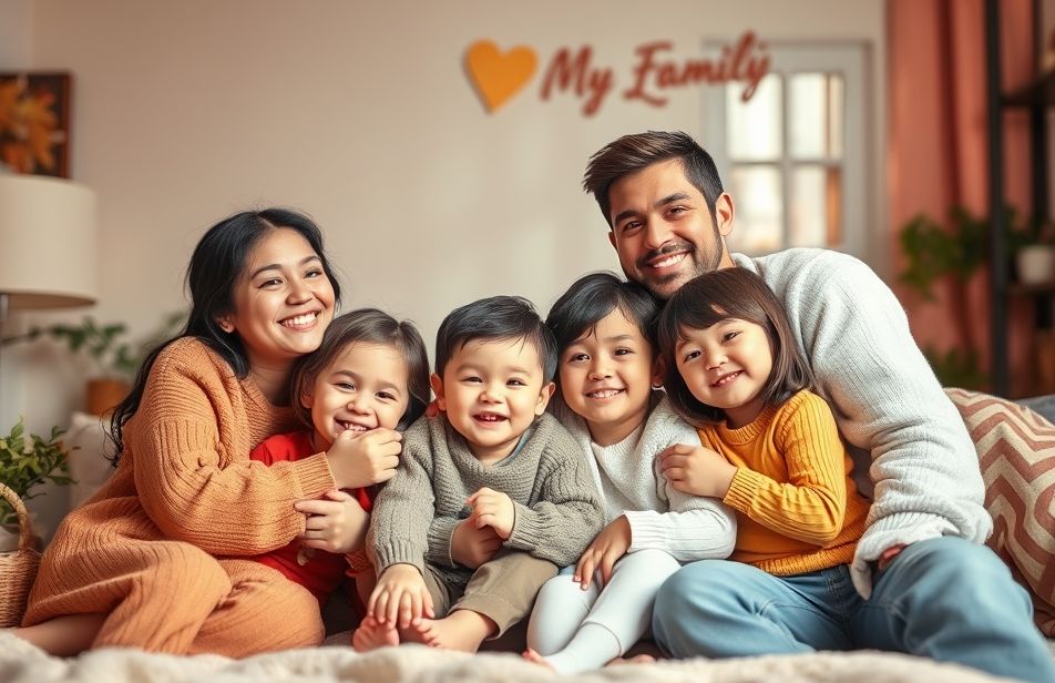 I Love My Family Wallpaper