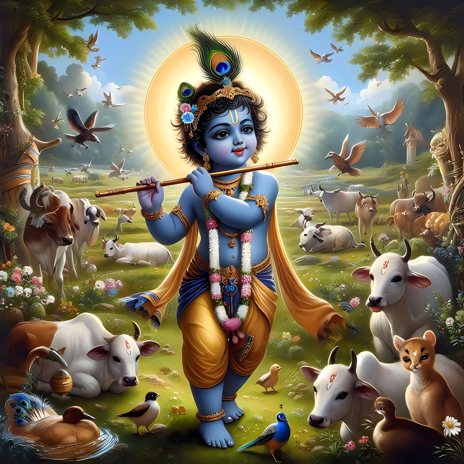 Little Krishna Wallpaper