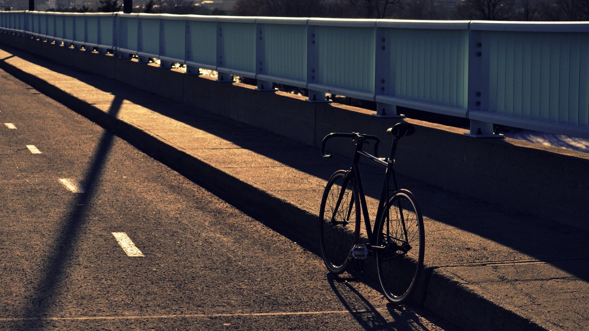 Street Bridge Vehicle Bicycle HD Wallpaper