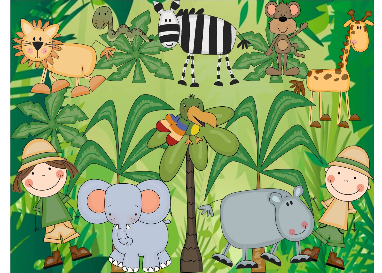 Another Background To One Of My Next Classroom Themes Jungle Safari