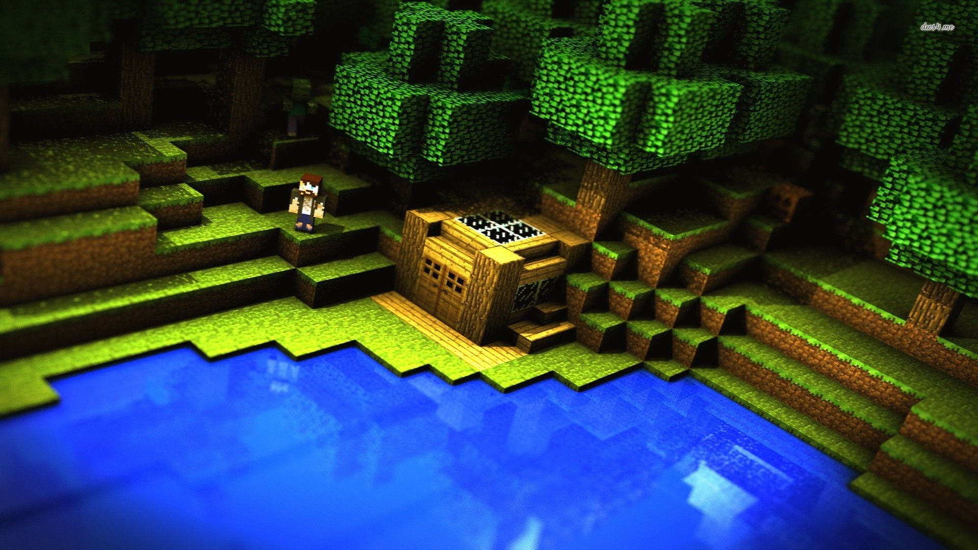 Minecraft Background For Your Puter