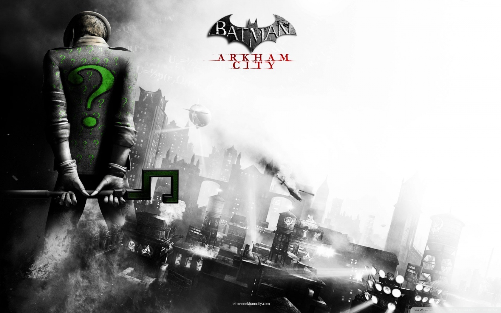 Batman Arkham City Riddler 4k HD Desktop Wallpaper For