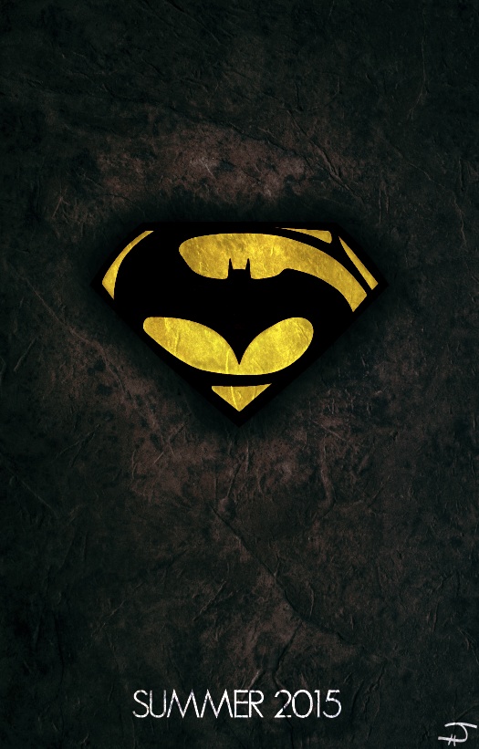 Mobile Batman Superman Logo Phone Wallpaper I
