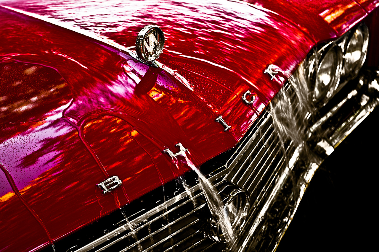 Image Buick Logo Emblem Skylark Red Retro Auto