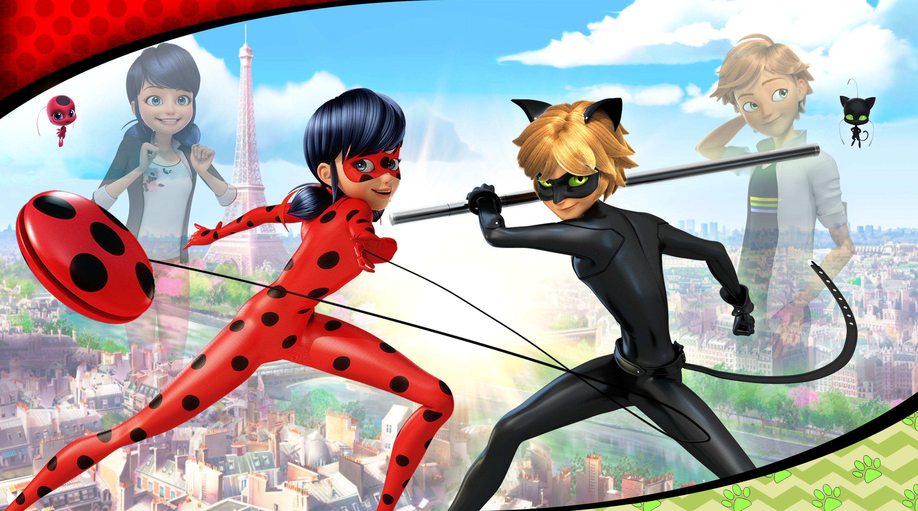 Miraculous Tales of Ladybug Cat Noir Wallpapers and Background 3150x1755