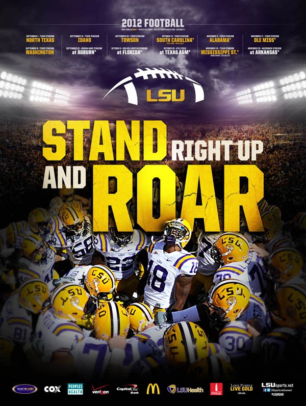 Lsu Football Poster Picture